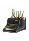 Vintage írógép formájú virág kaspó / ceruzatartó (kicsi)