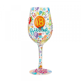 Happy 18th Birthday Wineglas