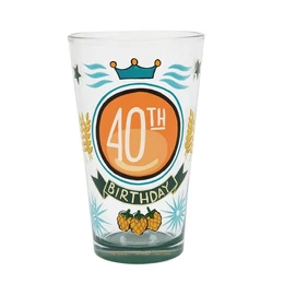 40. Születésnapi Söröspohár – Kézzel Festett Söröskorsó Ajándék Férfiaknak és Nőknek