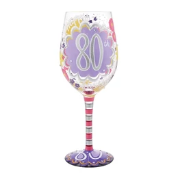 Boldog 80. Születésnapot - Lolita Borospohár (443 ml)