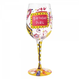 Szülinapos Borospohár "Birthday Girl"