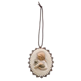Willow Tree – Kedvesség (lány) - Kindness (girl) fém szegélyű függődísz – 11 cm
