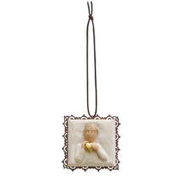 Willow Tree – Heart of Gold függődísz – Arany szívvel – 8 cm