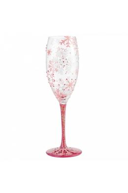 Csillámló Hópelyhek Prosecco pezsgős pohár