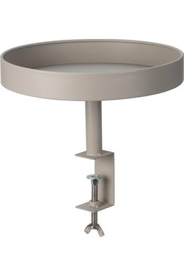 Kerek fémtálca 28 cm - fehér