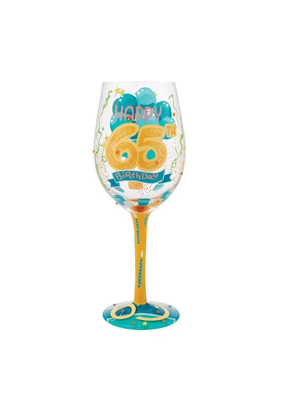 Boldog 65. Születésnapot - Lolita Borospohár (443 ml)