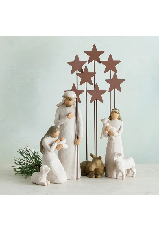 Fém Csillag Háttér – Willow Tree Betlehem Kiegészítő - 34 cm