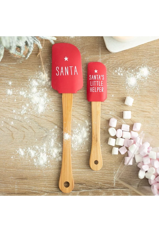 SANTA'S HELPER SZILIKON SPATULA SZETT