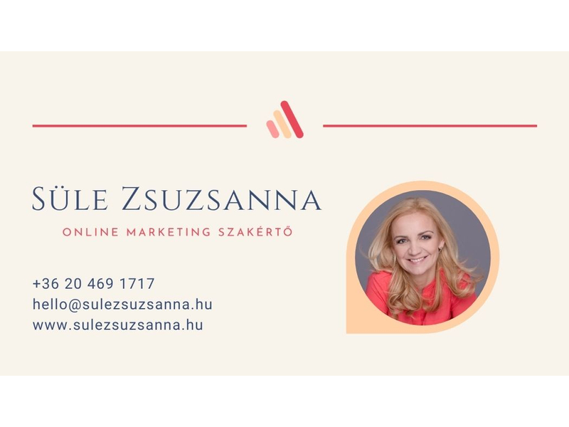 Süle Zsuzsanna online marketing szakértő
